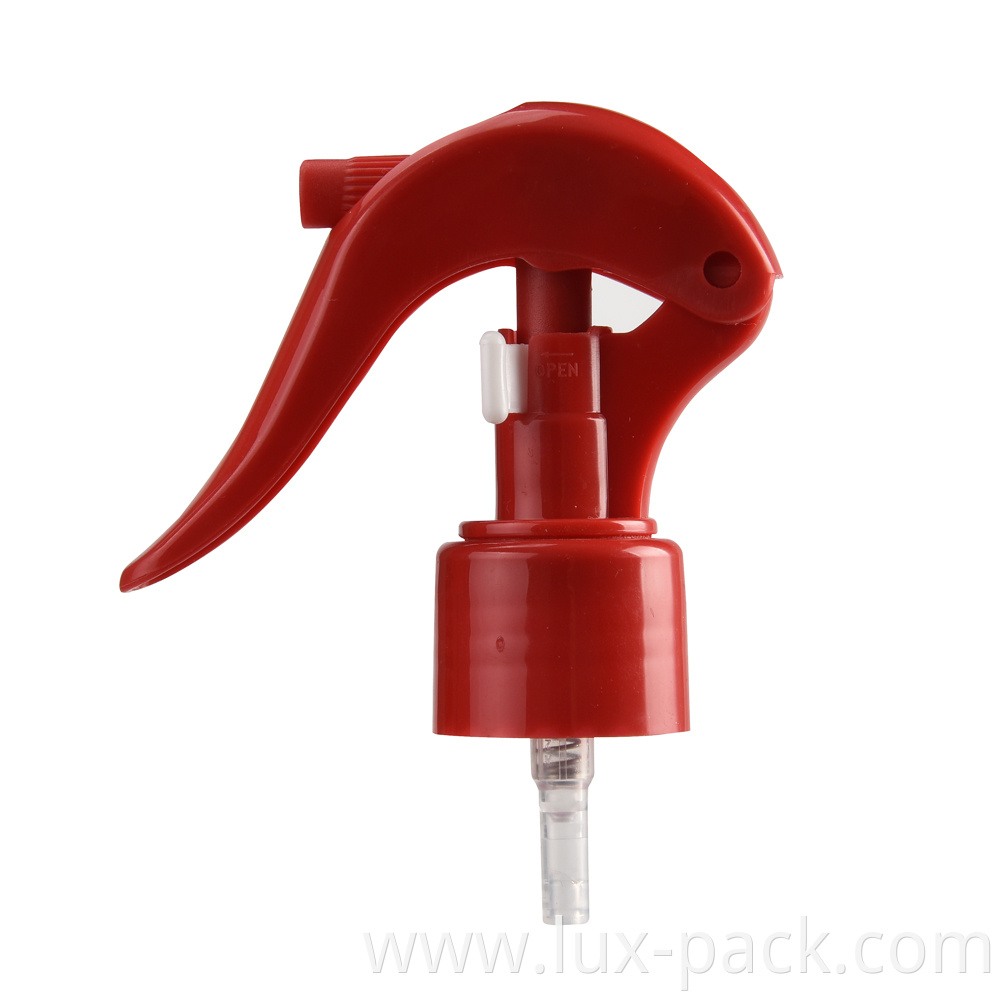 Mist Sprayer Fine Mist Spray Plastic Cleaner Dispenser Empty Pump Red Mini Trigger